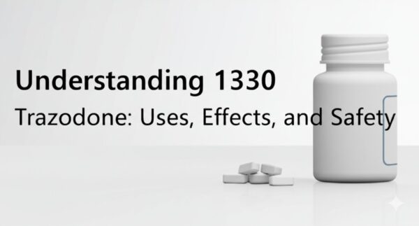 Understanding 1330 Trazodone: Uses, Effects, and Safety