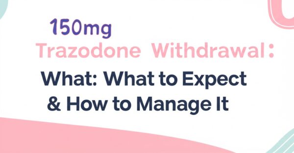 150mg Trazodone Withdrawal: What to Expect & How to Manage It