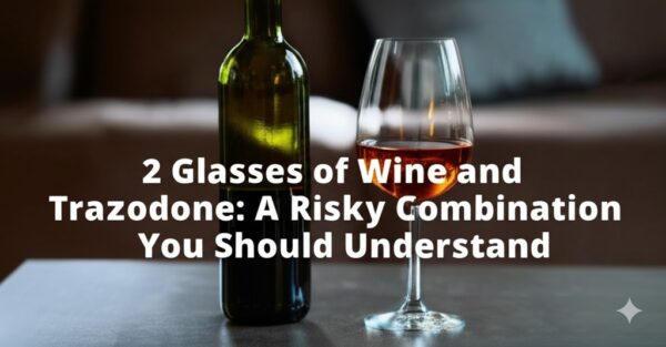 2 Glasses of Wine and Trazodone: A Risky Combination You Should Understand
