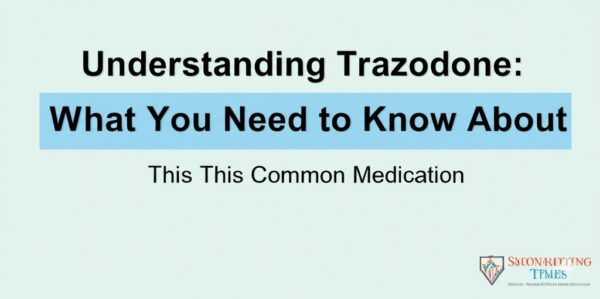 Understanding Trazodone: What You Need to Know About This Common Medication