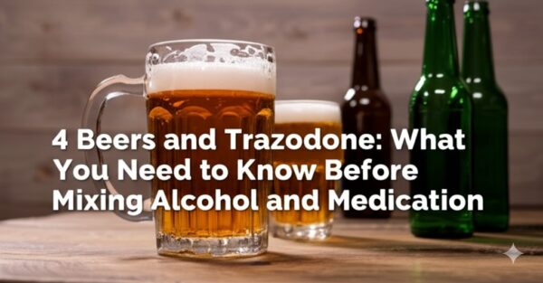 4 Beers and Trazodone: What You Need to Know Before Mixing Alcohol and Medication