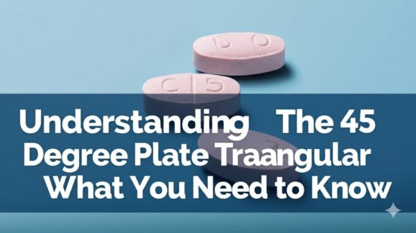 Understanding the 45 Degree Plate Triangular Trazodone: What You Need to Know