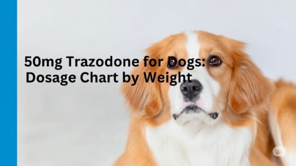 50mg Trazodone for Dogs: Dosage Chart by Weight