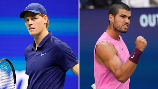 US Open men’s final: No. 1 Jannik Sinner of Italy faces No. 2 Carlos Alcaraz of Spain. President Donald Trump is expected