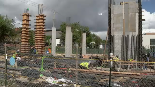 Rice Village strip mall owner sues high-rise developer after sidewalk closures and property damage