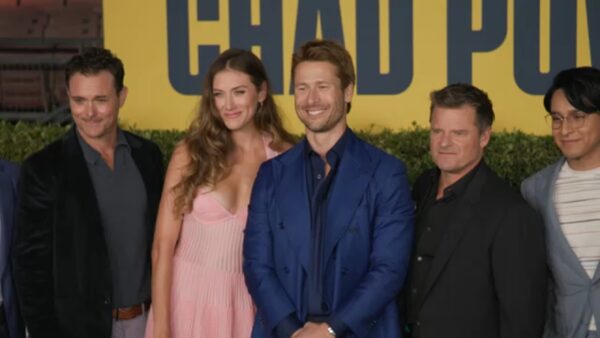 Football, family, humor, heart: Hulu’s ‘Chad Powers’ has Glen Powell in sports spotlight at premiere at Pasadena’s Rose Bowl