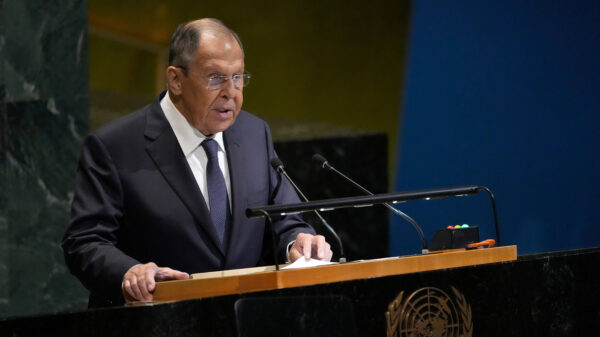 Russian foreign minister tells United Nations any aggression against Russia will be met with ‘decisive response’