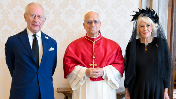 King Charles, Queen Camilla pray with Pope Leo in historic step for churches and welcome respite from Epstein scandal