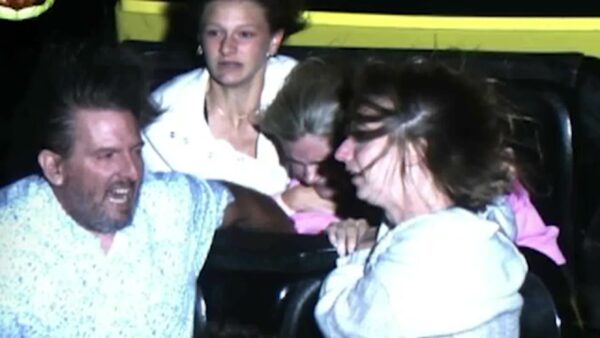 Couple helps secure girls on roller coaster after alleged seat belt malfunction at Worlds of Fun in Kansas City, Missouri