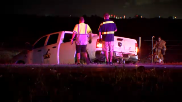 Monks hospitalized after US 90 crash that shut down eastbound lanes near Grand Parkway, police say