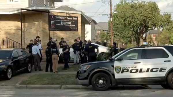 Law enforcement serving search warrant at unlicensed funeral home on Wheeler Street in Third Ward area, police say