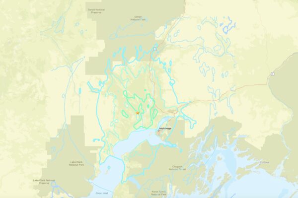 6.0 magnitude earthquake strikes northwest of Anchorage, Alaska: USGS